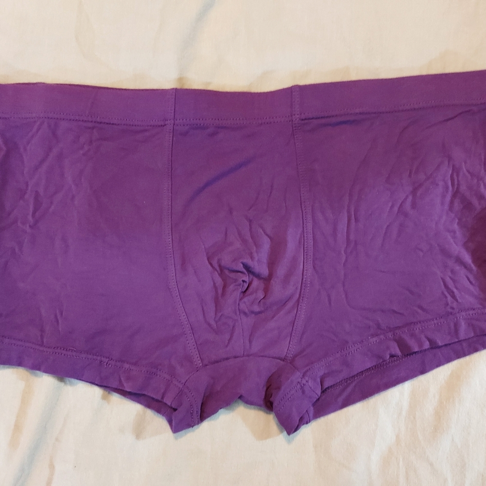 Purple boxer trunk